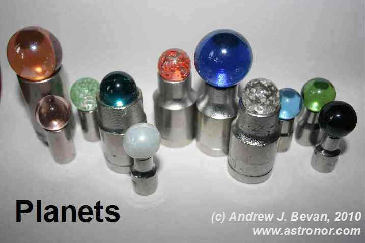 The Planets are the 'tools' of Astrology: Here represented by marbles place upon a set of socket spanners.